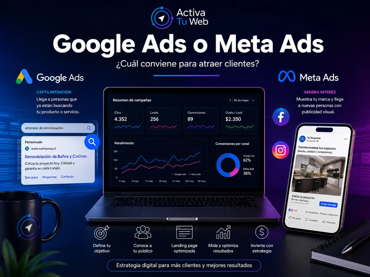 Google Ads o Meta Ads cuál conviene para atraer clientes