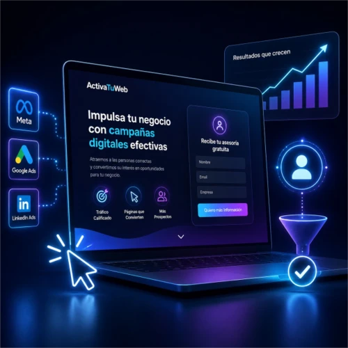 Landing pages para campañas digitales