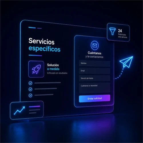 Landing pages para empresas de servicios