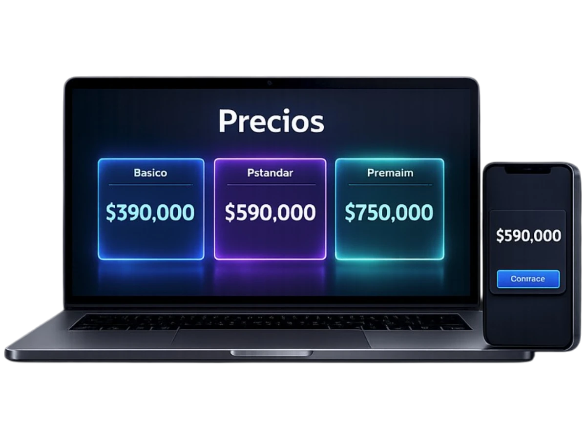 Precios de páginas web, tiendas online y servicios digitales de Activa Tu Web